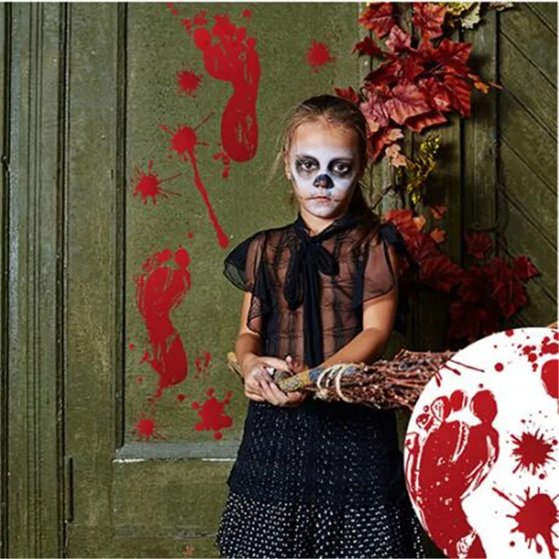 1 шт. наклейка на стену с принтом крови|Наклейки стену| |