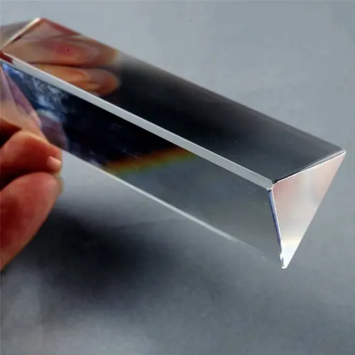 LHLL учебная призма для физики прецизионное Оптическое стекло 4 дюйма|prism glass|optical