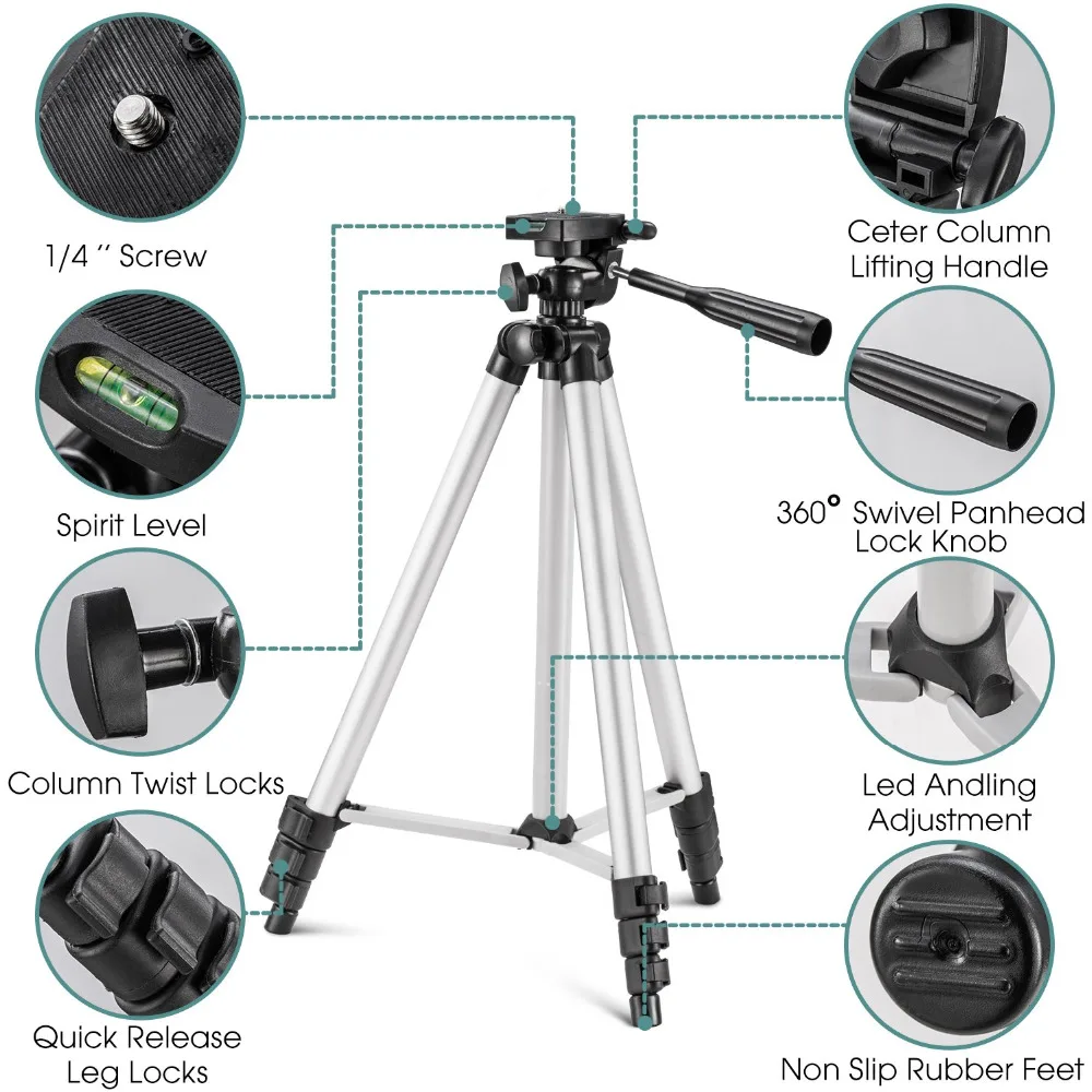Алюминиевый Штатив для IPhone штатив мобильного телефона Dslr камеры регулируемая