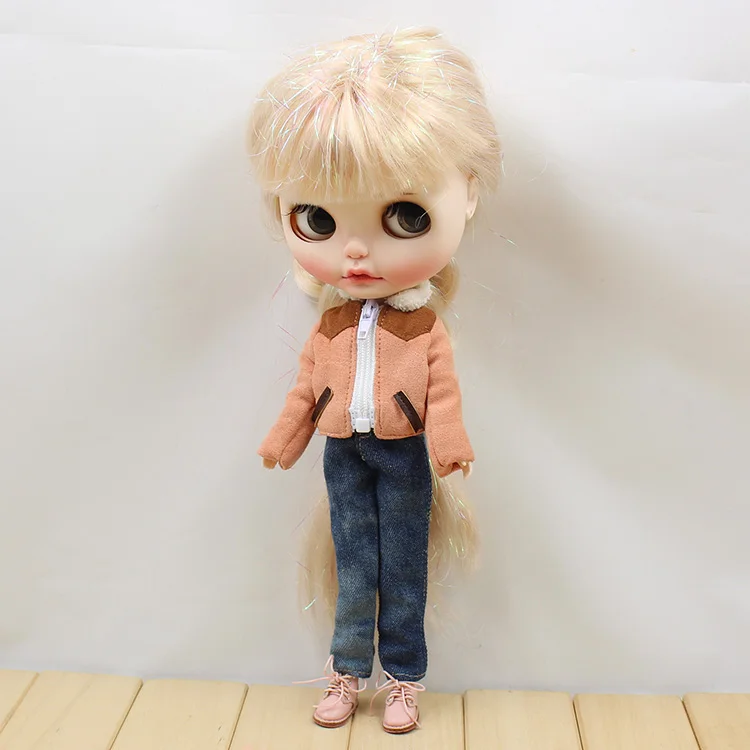 DBS Blyth icy 1/6 одежда куклы куртка с хлопковой подкладкой включая брюки подходит licca
