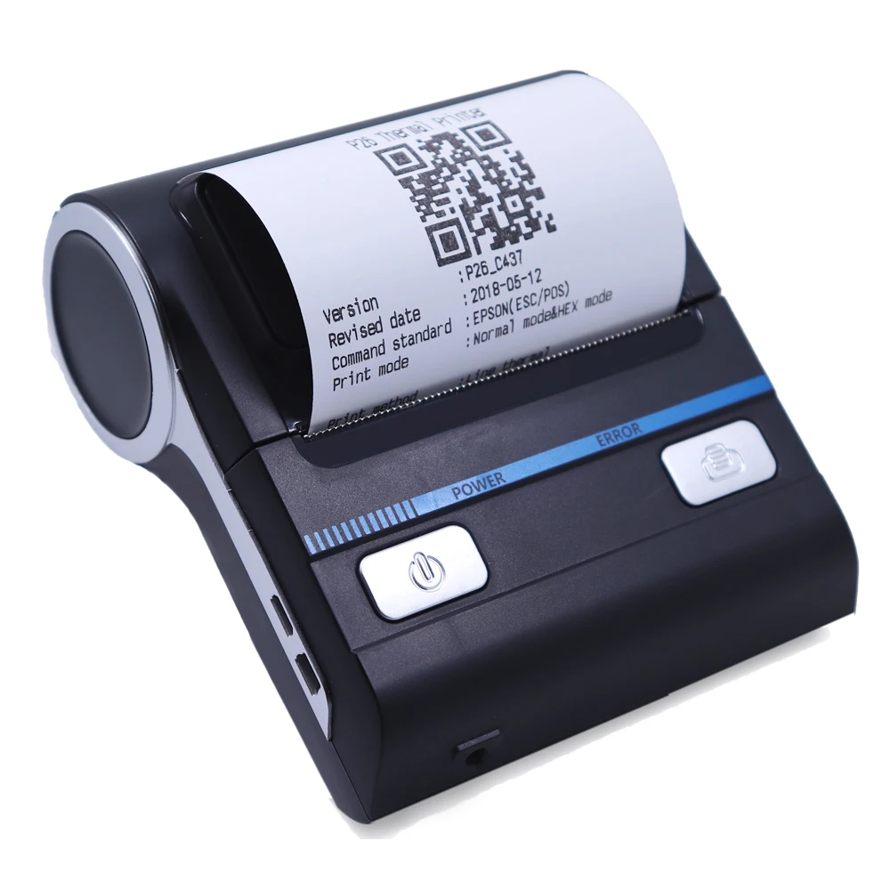 Веха MHT-P8001 дешевый Bluetooth мобильный Карманный термопринтер 80 мм POS принтер совместим с Android/iOS/Windows