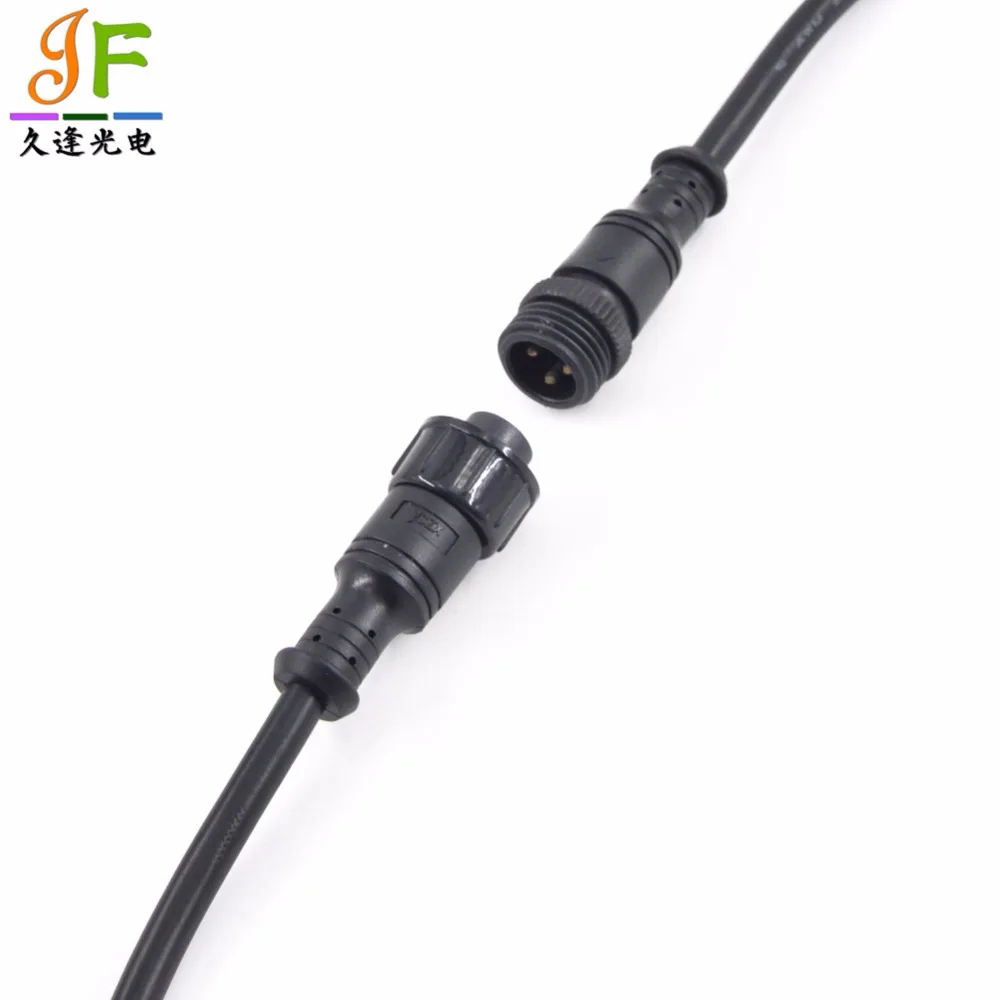 10pairs 3 Core 3pin White Black Plastics PBT waterproof led connecter for strip light male female Applicable 0.75mm 18AWG Wire | Освещение