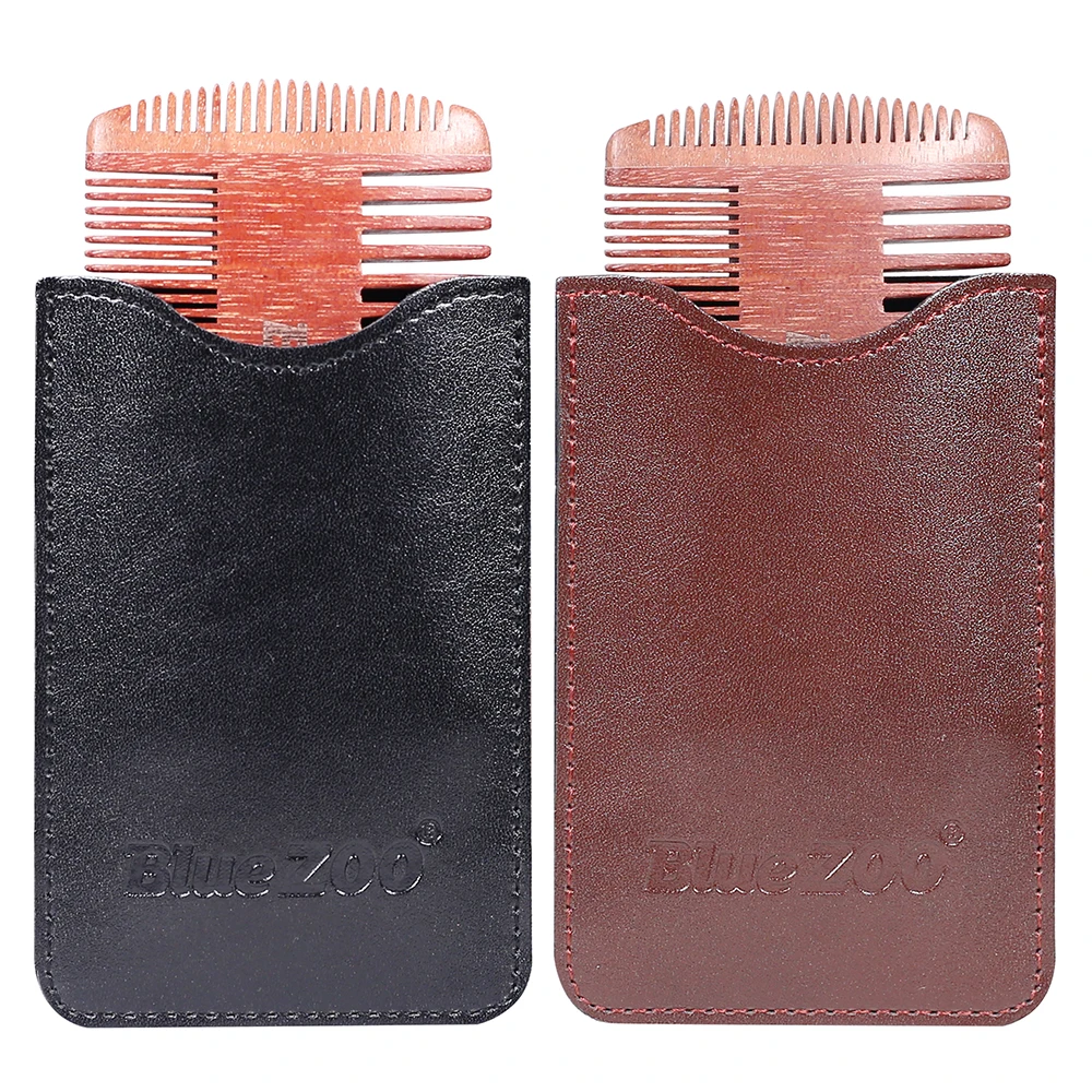 

Beard Shaping Styling Template Beard Comb Red Sandalwood Men Shaving Tools Comb for Hair Beard Trim Template Comb Men Beard Care