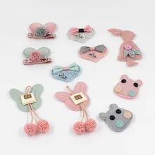 Новые ватные Мультяшные нашивки Kawaii блестящие аппликации для