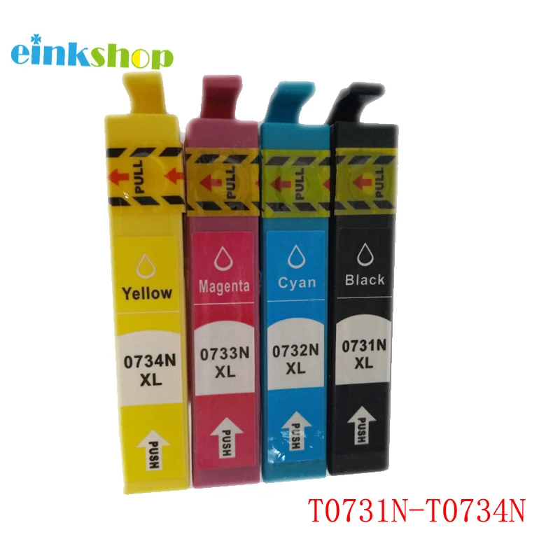 Чернильный картридж einkshop T0731 - T0734 для Epson CX7300 CX8300 TX210 C79 CX3900 CX3905 CX4900 CX4905 CX5500 CX5600 CX5900 |