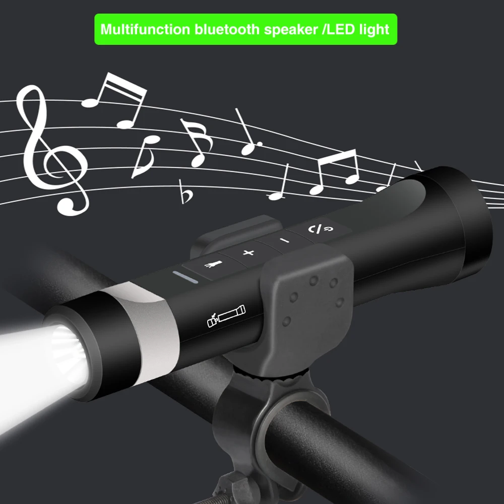 Уличный портативный фонарик Bluetooth динамик велосипедный сабвуфер бас
