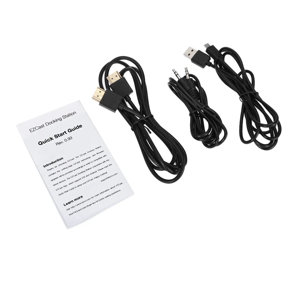EZCast TV Stick Airplay HDMI дисплей Full HD 1080 P телевизор ключ Smart телефон для быстрой зарядки