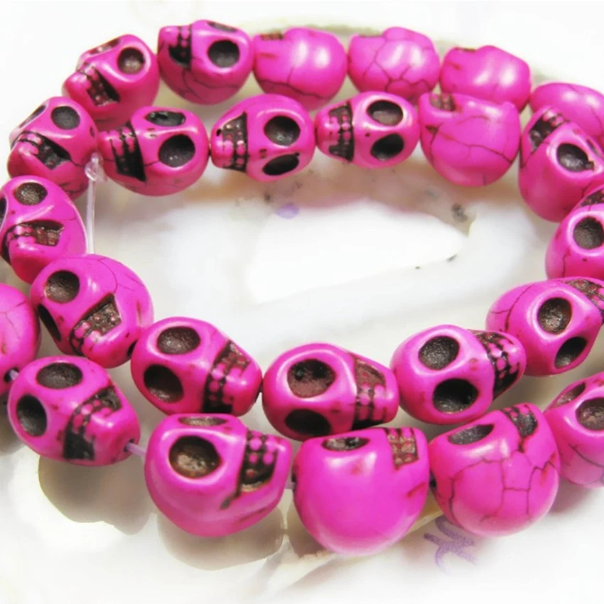 

Fashion 7 colors syntthetic calaite stone11mm 13mm hot sale ghost shape loose beads diy jewelry findings 15inch/strand B278