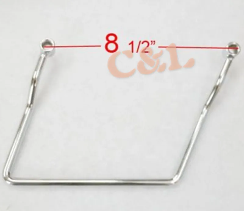 Мотоциклетная хромированная стальная седельная сумка Опорный кронштейн