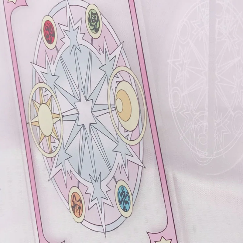 LIVA девушка аниме карточка captor cardcaptor sakura KINOMOTO SAKURA clow card прозрачные карты