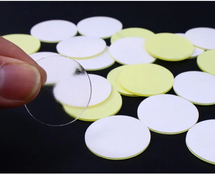 10 шт 7 см круглые прозрачные двухсторонние клейкие наклейки акриловая лента для украшения пасты ремонт слеза без пятен