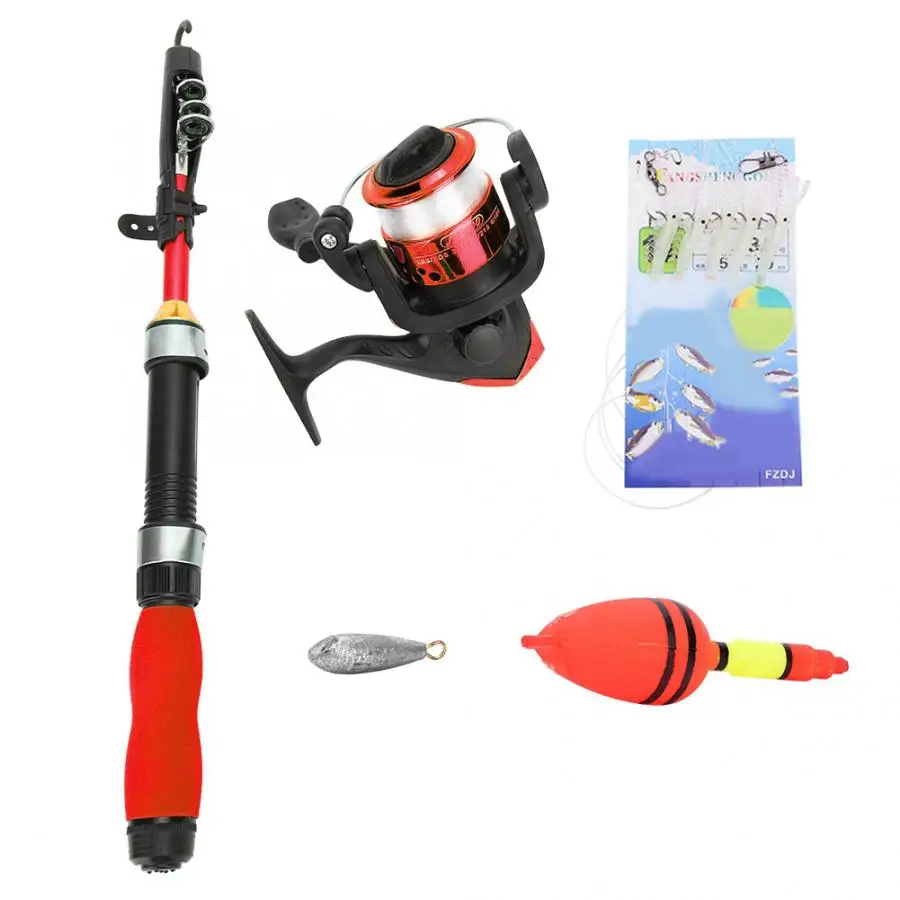 Телескопическая мини удочка сверхлегкая Удочка из стекла и стали рыболовные