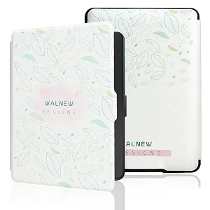 WALNEW тонкий из искусственной кожи чехол для Amazon Kindle Paperwhite Обложка 1 2 3 2012 2013 Smart 6 дюймов электронная книга Автоматический Режим сна/пробуждения - Цвет: Colorful Leaves