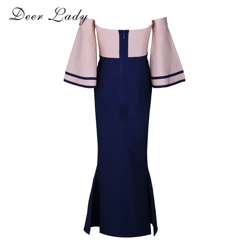 Олень Женский Бандаж платье вискоза молния 2017 новое поступление облегающее