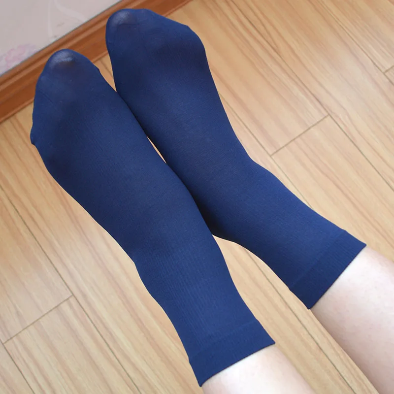 5 пара/лот тонкие мужские шелковые носки акриловые черные/белые/серые/синие