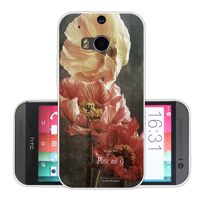 For HTC One M8 M8s Case M8/M8S Cell Phone Cases Soft Tpu Back Cover M8/ M 8 S /M Silicone Brick Road Funda |