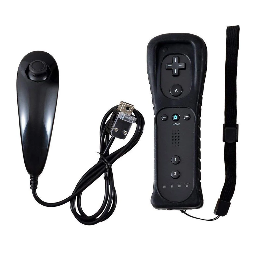 Беспроводной геймпад для nintendo wii с дистанционным управлением без движения плюс+ ДЖОЙСТИК Nunchuck для nintendo wii аксессуары