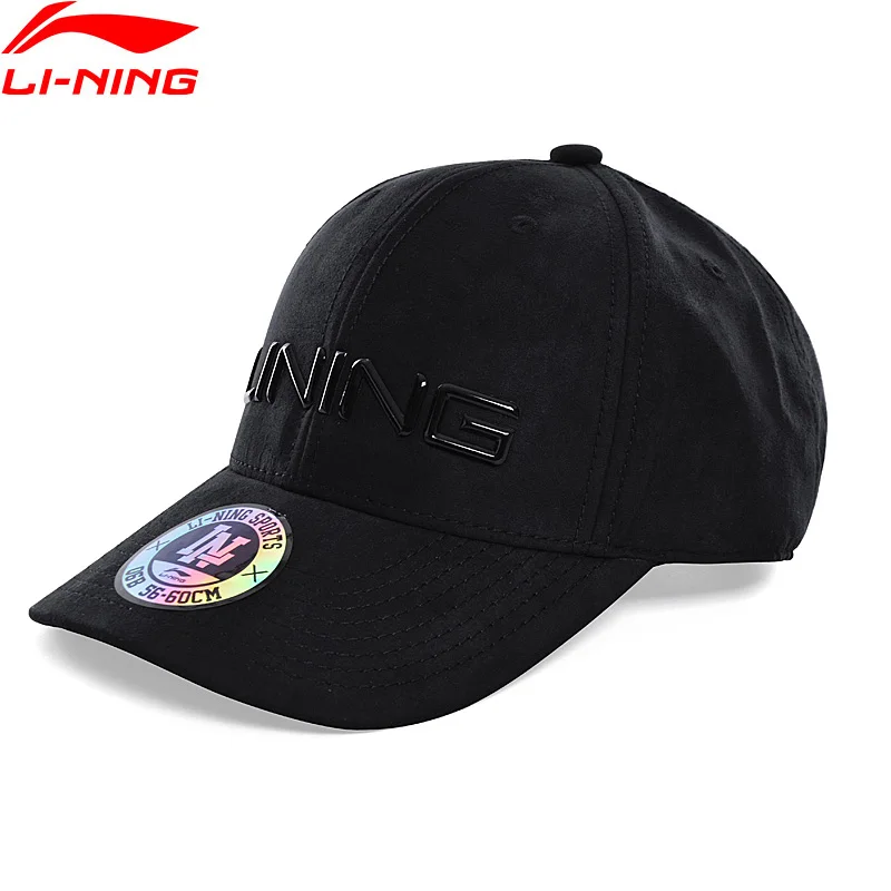 Li Ning мужские спортивные бейсболки 100% полиэстер 56 60 см подкладка шапки AMYN135