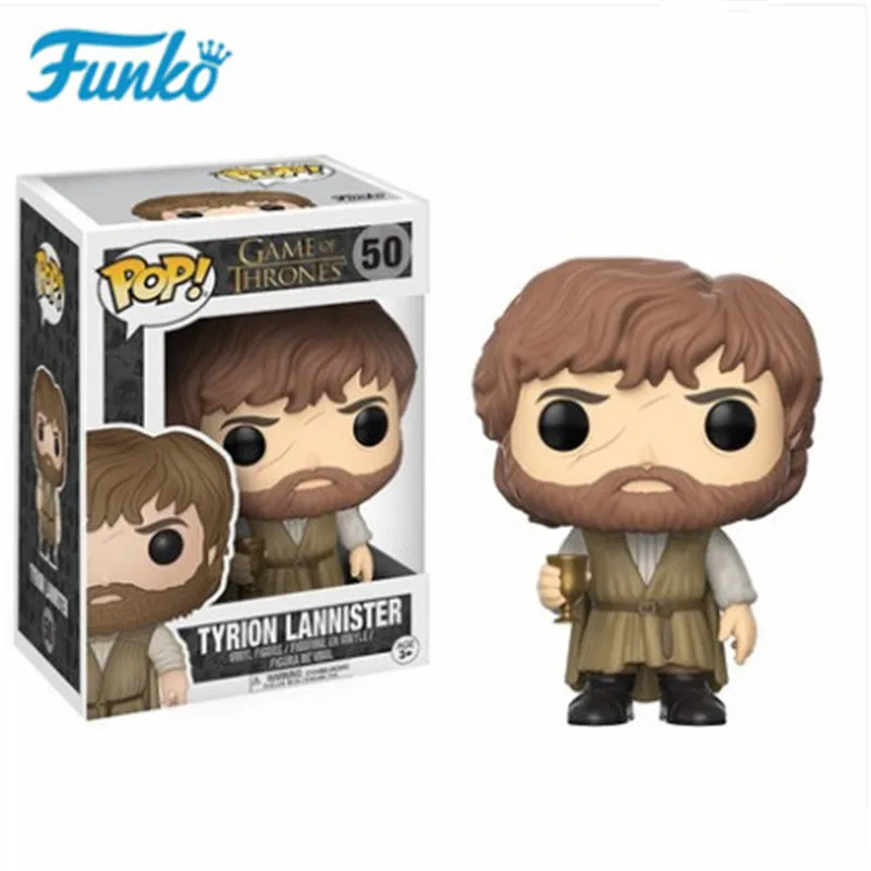 FUNKO POP Игра престолов #50 Tyrion Lannister Imp Halfman Виниловые Куклы Фигурки игрушки Дети