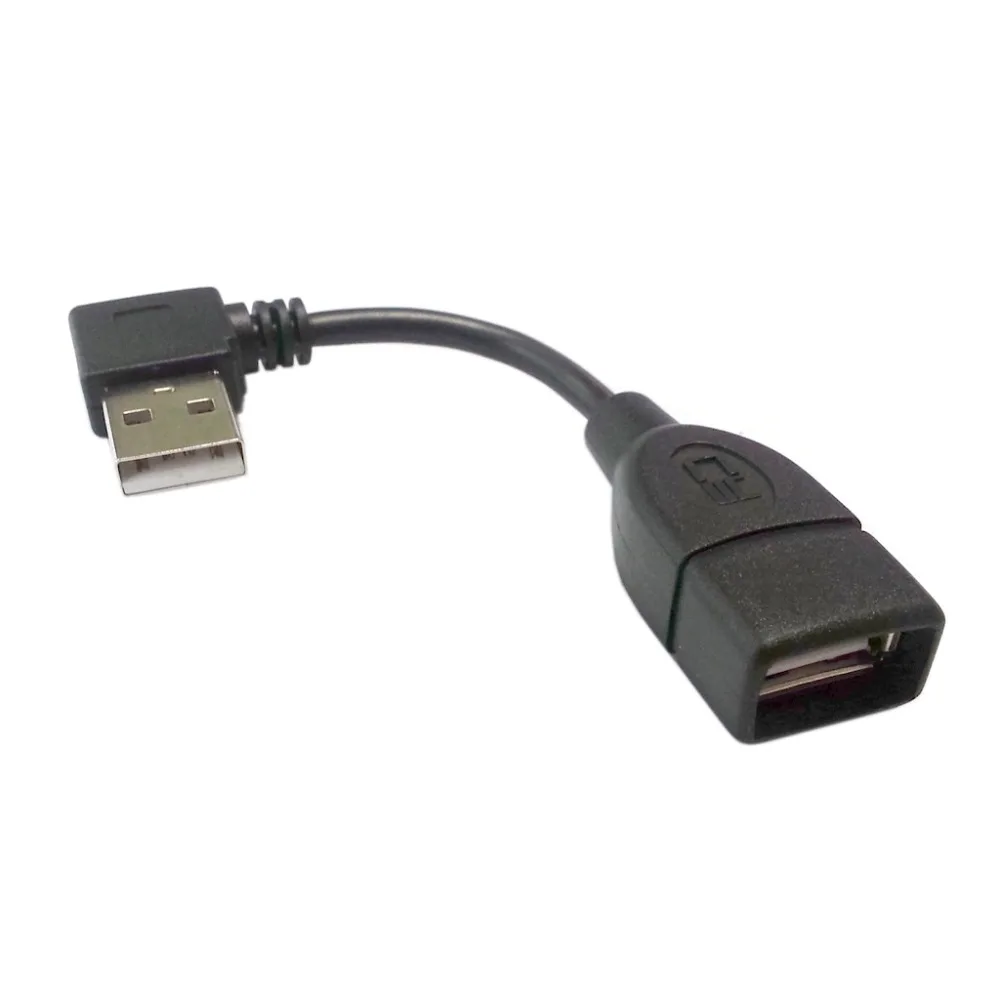 480 Мбит/с USB 2 0 прямоугольный 90 градусов A Тип Мужской Женский удлинитель 20 см 10