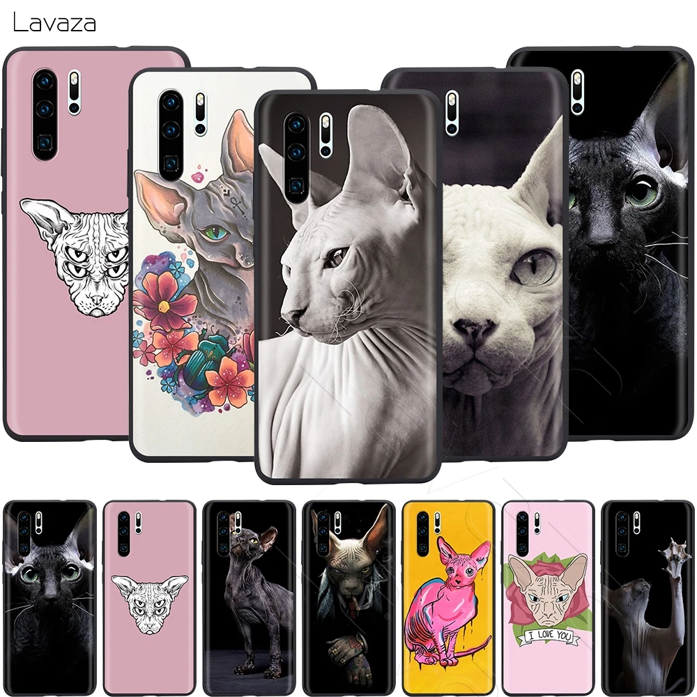 Lavaza Sphynx Sphinx Cat Case for Huawei Mate Y7 Y9 P8 P9 P10 P20 P30 P40 Max Lite Pro P Smart Mini |