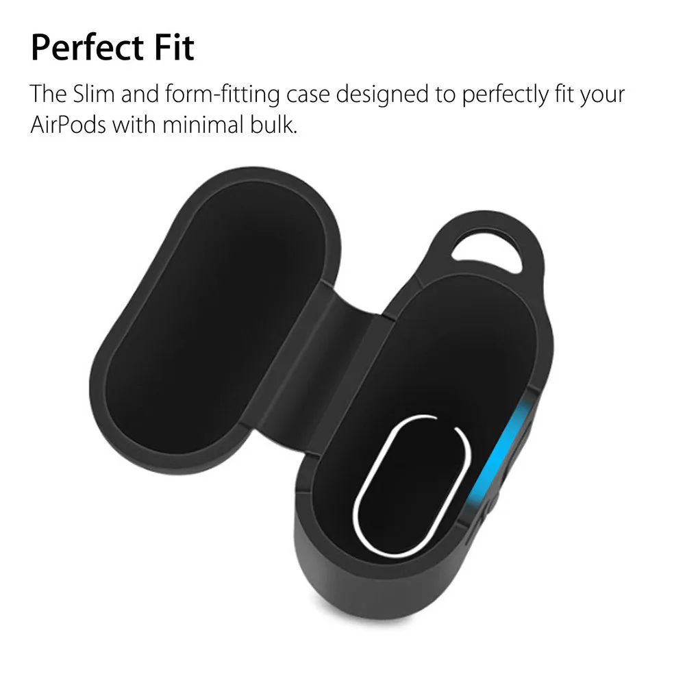 Силиконовый чехол Apple airpods ремешок силиконовый чехол для хранения Защитный чехол для зарядки A30710