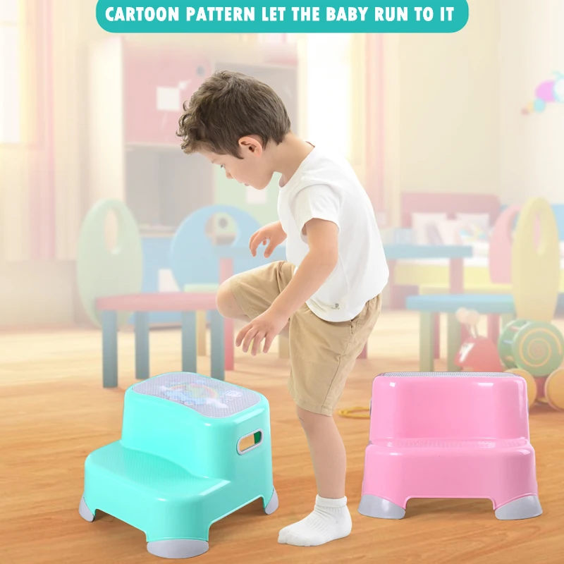 Детский Пластиковый модный дизайн детский шаговый табурет для ванной|Горшки| |
