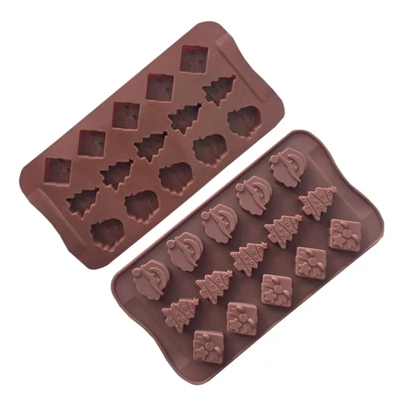 DIY силиконовая форма для выпечки рождественской елки вафель помадки формы торта