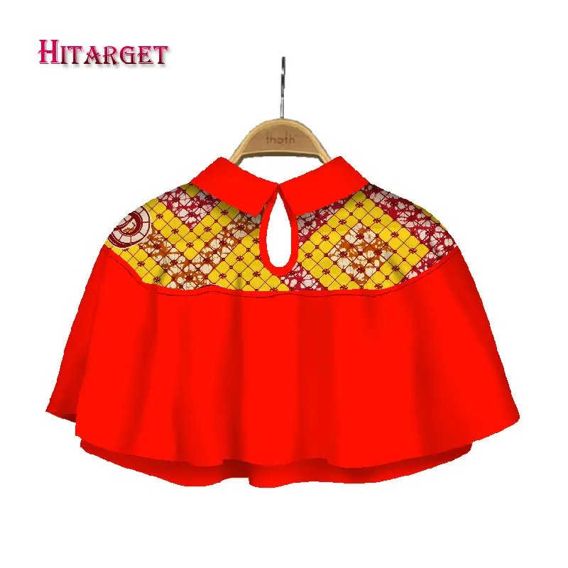 4 Hitarget Африканский шаль Ожерелья для мужчин для Для женщин Африканский принт хлопок Чокеры накидка Анкара Племенной ручной Ложные Воротник wyb240 - Цвет: 4