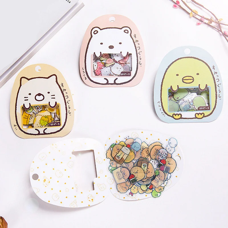 

Coloffice For Kids Korean Stationery Stickers Small Creatures Cute Handbook Decoration Album Cartoon Pocket Children'S Stickers