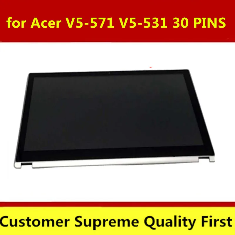 ЖК дисплей 15 6 дюйма для Acer Aspire V5 531 531P 571 571P 571PG сборка дисплея с рамкой ноутбука