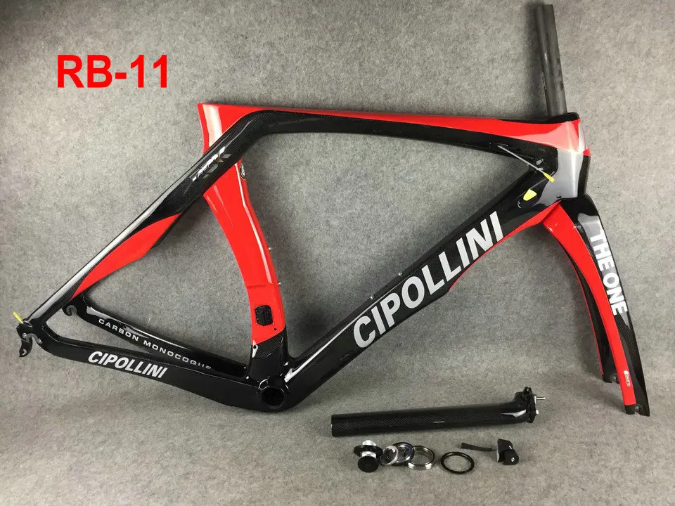 Ленточная рамка Cipollini RB1K одна блестящая RB1000 T1100 углеродное волокно шоссейная велосипедная Рама в комплекте