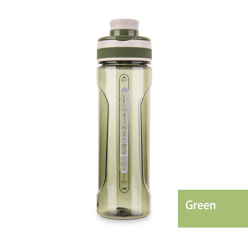 Green Спортивный пластиковый чайник герметичная портативная бутылка для воды туристический походный чайник Детская Бутылочка для питья фильтр Чайник Посуда для напитков - Цвет: Green