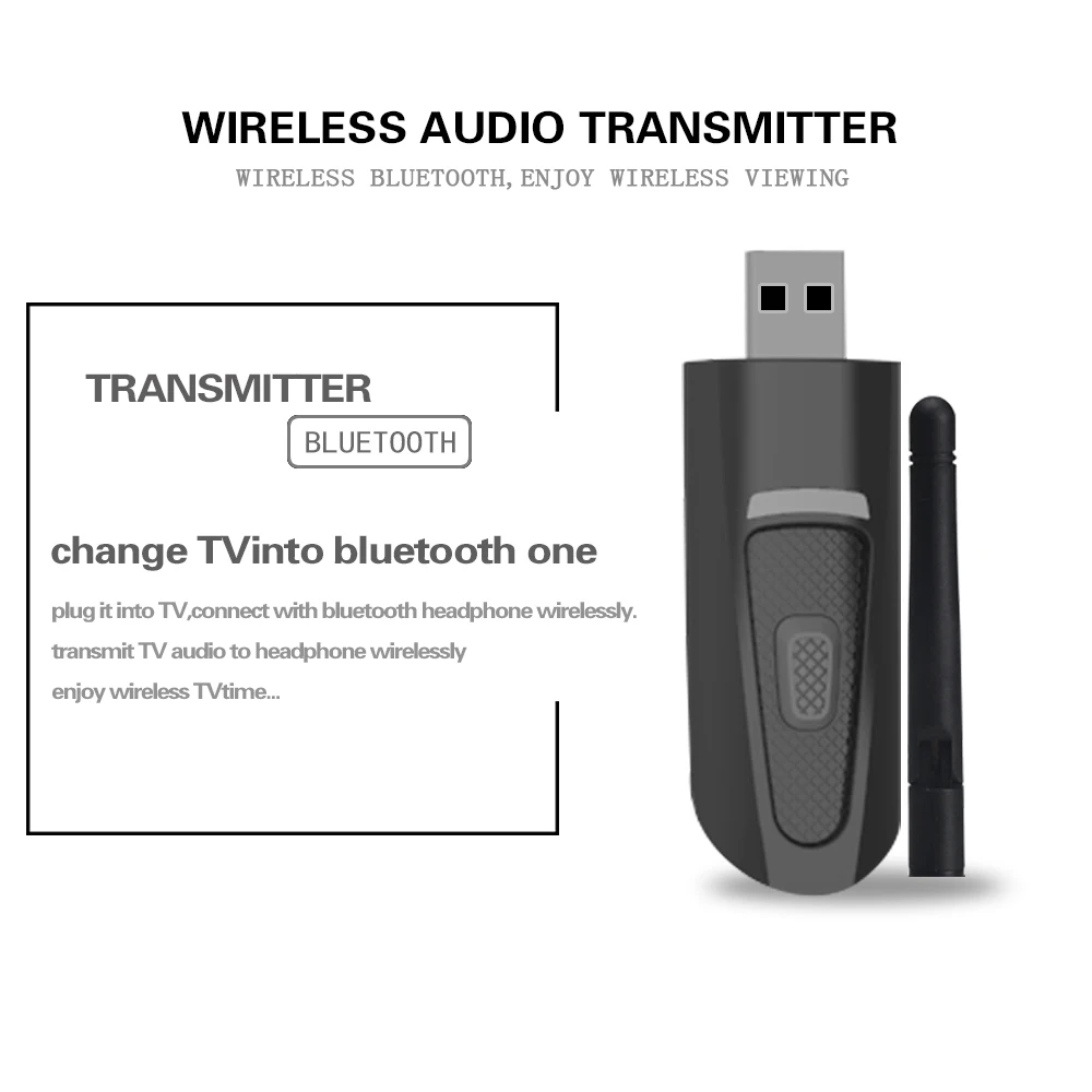 Bluetooth передатчик DISOUR APTX CSR с антенной USB 3 5 мм|Беспроводные адаптеры| |