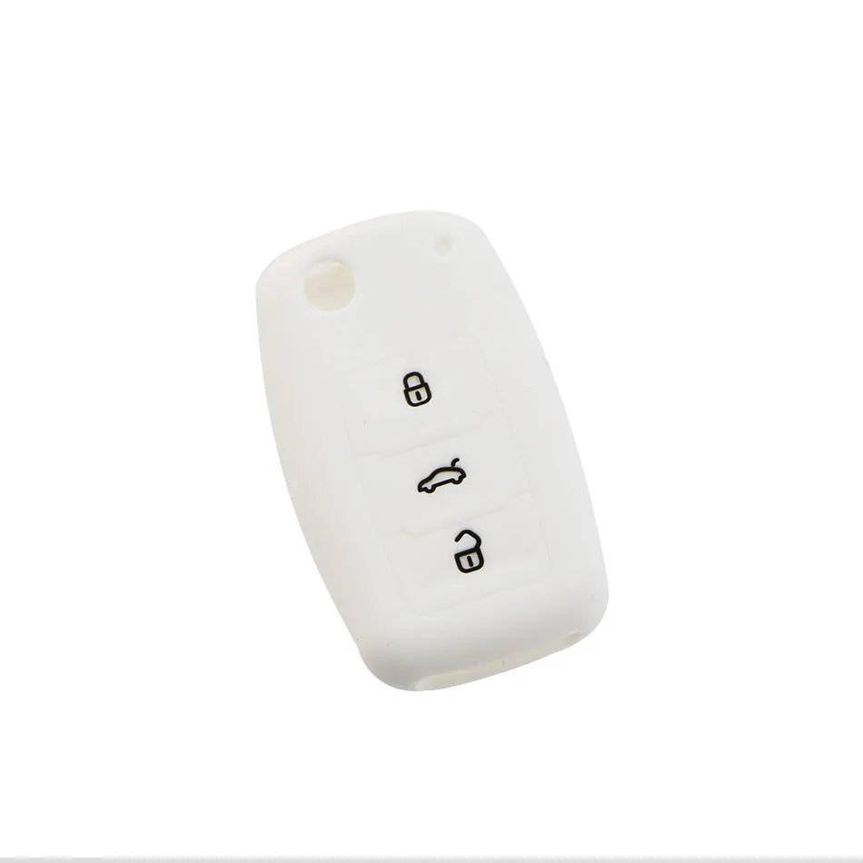 Jameo чехол для автомобильных ключей Volkswagen VW Polo Passat B5 Golf 4 5 6 Jetta Mk6 Tiguan Gol CrossFox 3 кнопки