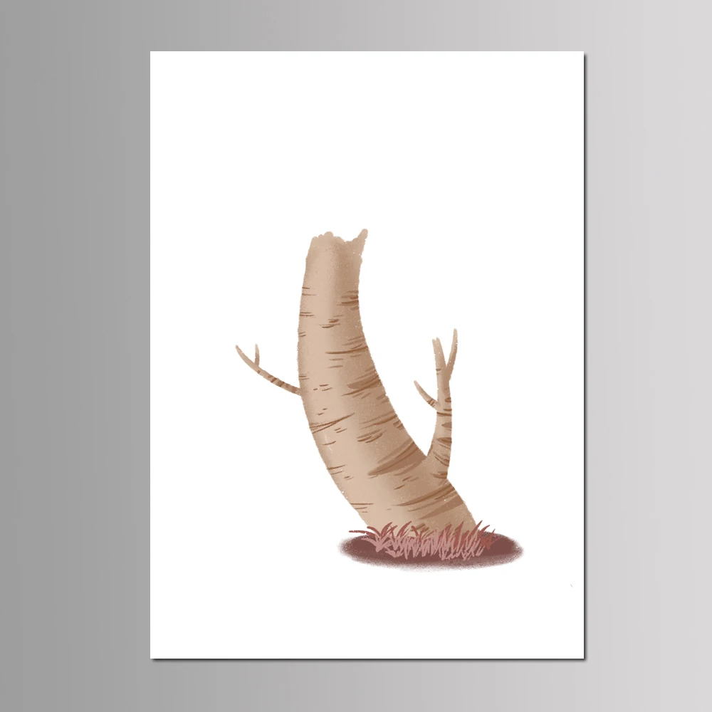 TR-27 New DIY Money Tree Annual Meeting Fingerprint Signature Guest Book Wedding Party Decoration Printed Canvas Painting 50*70cm - Цвет: TR-27