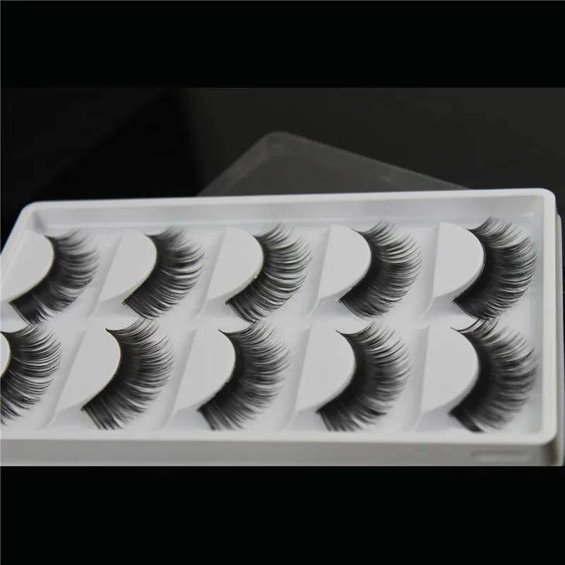 Накладные ресницы 5 пар густые для макияжа полноразмерные наращивания накладные