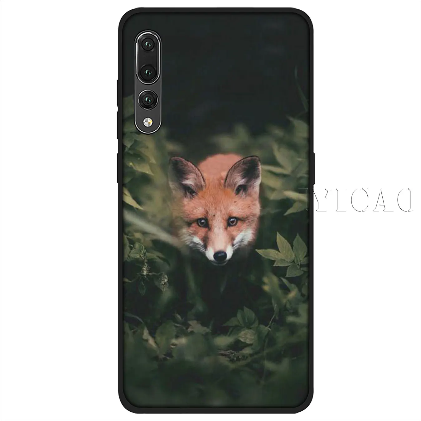 IYICAO Animal Raccoon Fox Soft Silicone Phone Case for Huawei P30 P20 Pro P10 P9 P8 Lite Mini 2017 2016 P smart Z 2019 Cover |