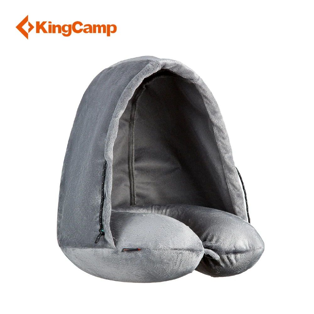 KingCamp мульти инструменты с капюшоном пены памяти подушка для шеи серый цвет