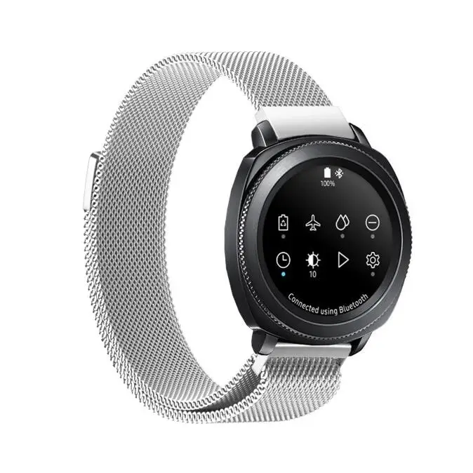 4 цвета 20 мм ширина ремешок для часов металлическая пряжка Миланский samsung gear