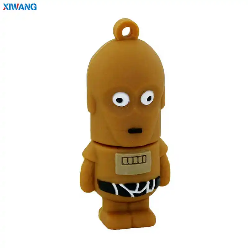 2 USB флеш-накопитель XIWANG, 64 ГБ, флеш-накопитель, Мультяшные Звездные войны, Дарт Вейдер, 128 ГБ, 32 ГБ, 16 ГБ, 8 ГБ, 4 Гб, флешка,, USB флеш-накопитель - Цвет: 2