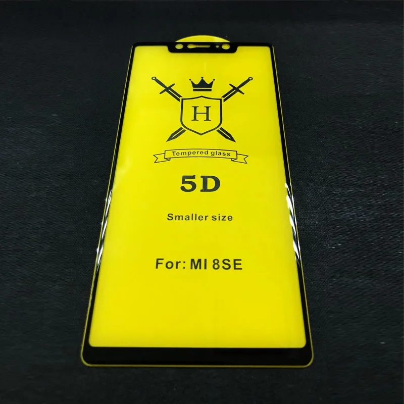 5 шт./лот 5D чехол с полным клеем из чистого закаленного стекла для Xiaomi Mi 8 9 SE Lite 9T 9CC Note 7 Pro K20 7A защитная пленка для экрана