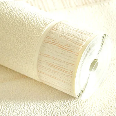 Light Beige 3D обои Современные Простые полосатые флокированные нетканые обои Гостиная ТВ диван фон настенный домашний декор Papel де Parede 3D - Цвет: Light Beige