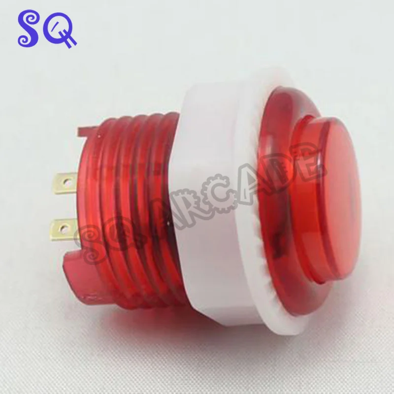 20 шт./лот Аркада 30 мм Светодиодная подсветка кнопки встроенный 5 в светодиодный