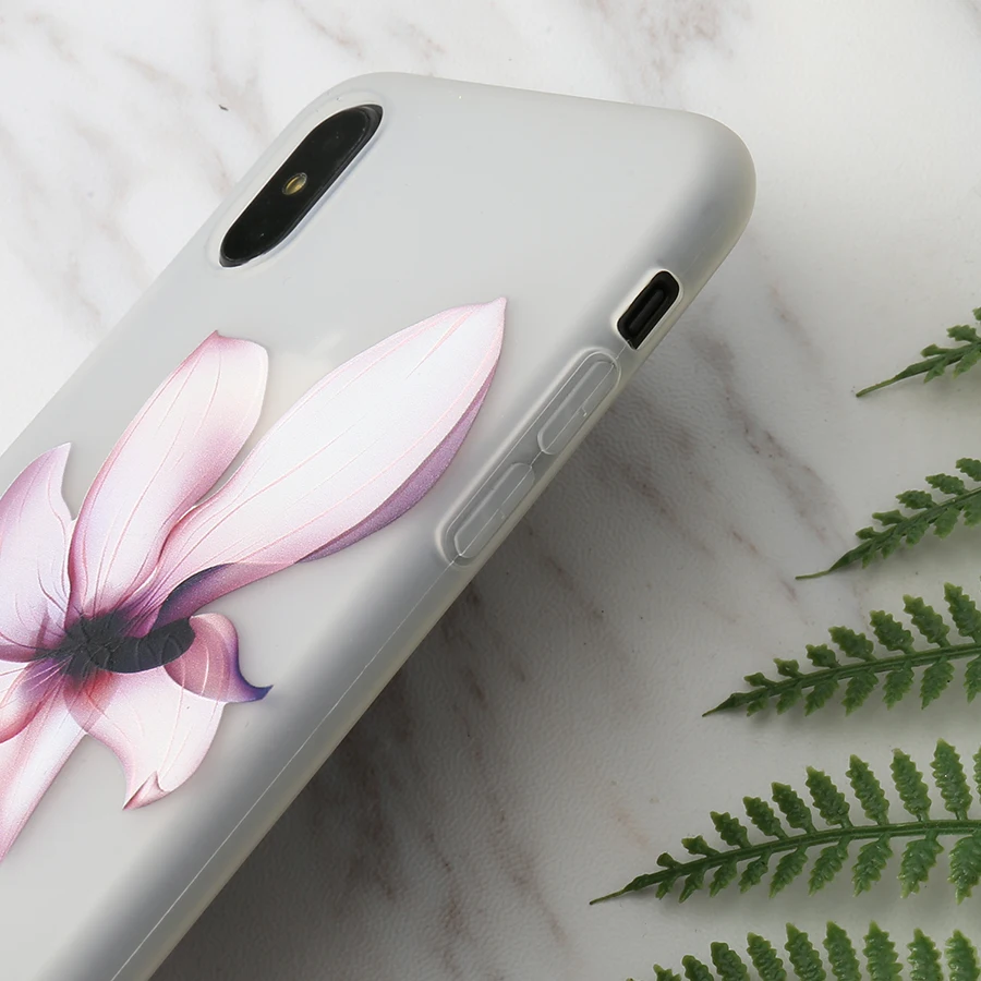 Рельефный чехол Lotus Flower для Samsung Galaxy J3 J5 J7 2015 2016 2017 EU S10 Plus S10E M10 M20 A10 мягкий