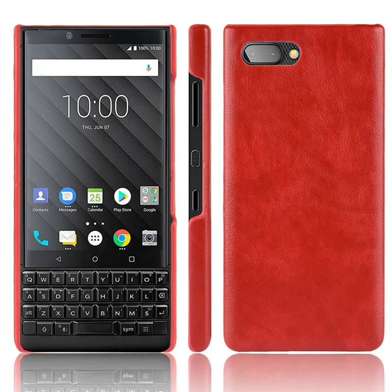 Винтажный кожаный чехол для Blackberry key2 Q20 Q30 KEYone dtek70 Priv Ультратонкий Твердый