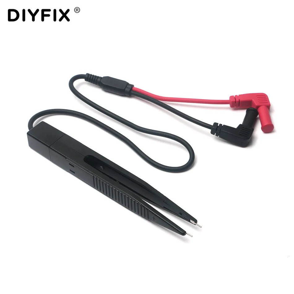 DIYFIX индуктор поверхностного монтажа Тест Зажим контакта зонд Пинцет Мультиметр