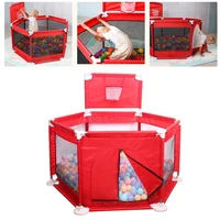 Portable Kids Playpen Baby Fence Safe Barrier for Bed Ball Pool 0-6 Years Children's Playpen Oxford Cloth Pool Balls Child Fence