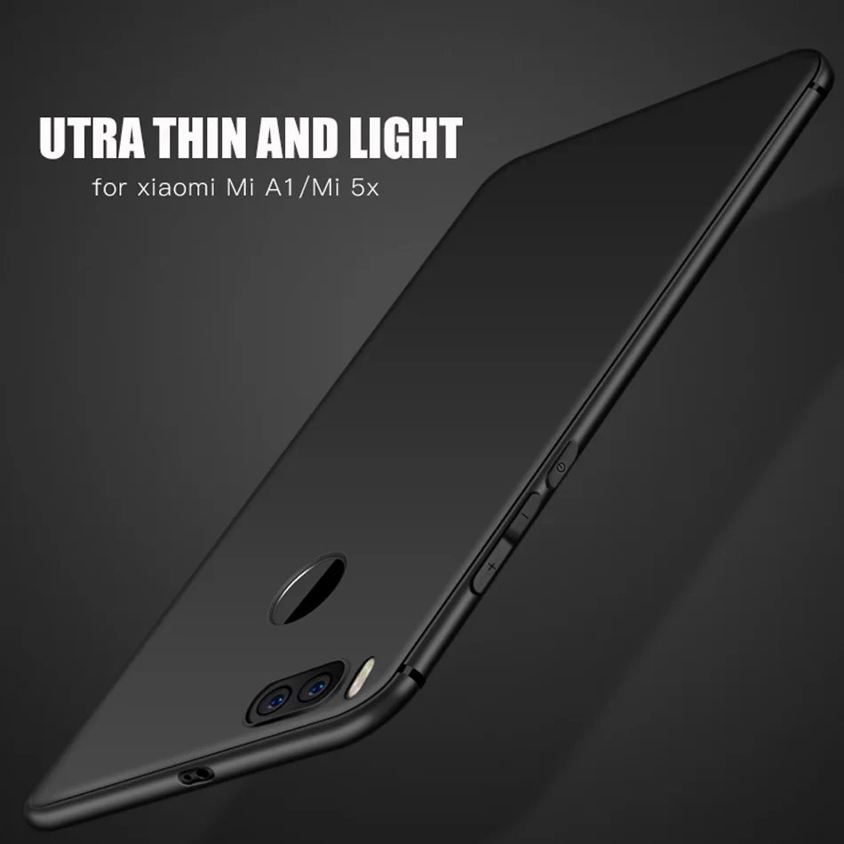 Чехол KOLPLER для xiaomi Mi A1 мягкий чехол из ТПУ ультраматовый тонкий легкий