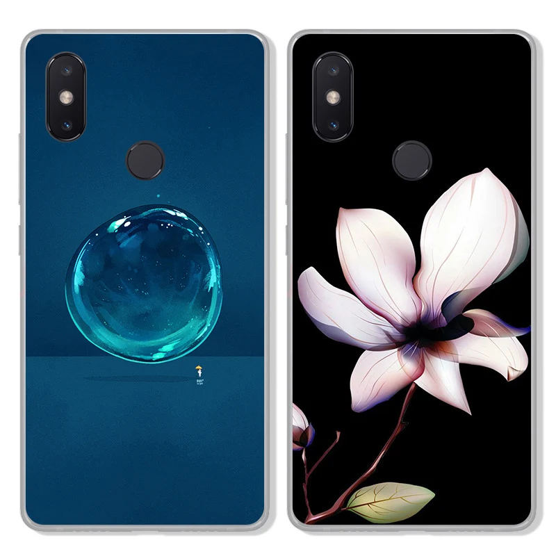 Для xiaomi mi Mix 2 S чехол милый мультяшный Жесткий ПК для Mix2S телефона